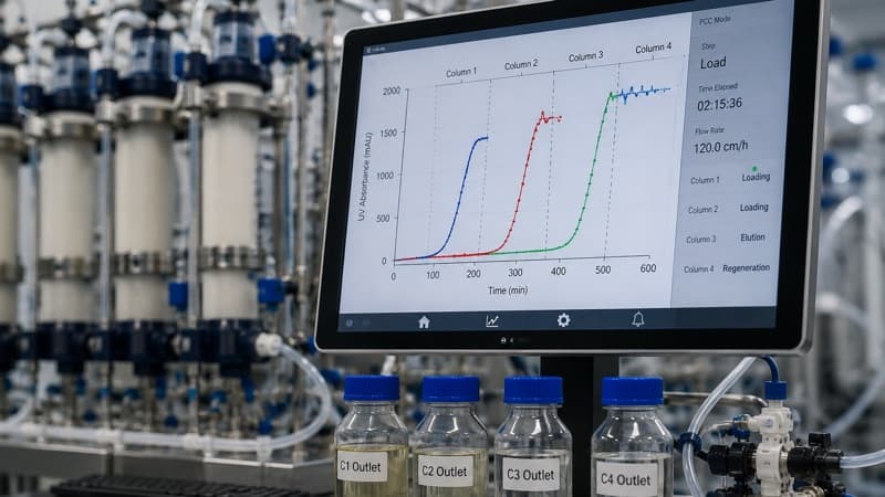 連続キャプチャ（PCC/MCC）とは？樹脂を使い切る連続精製